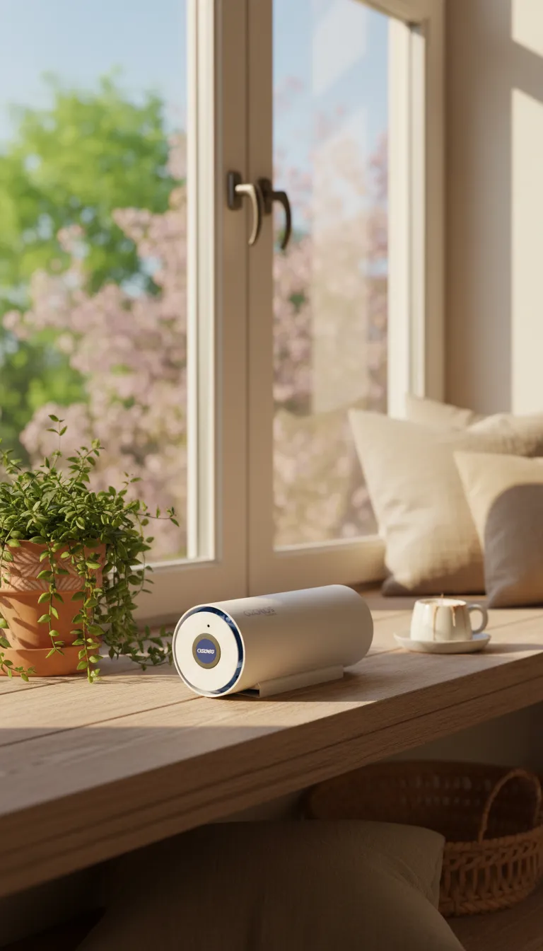 AI product photo — boho window environment